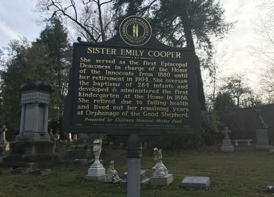 Sister Emily Cooper Marker (Side A) image. Click for full size.