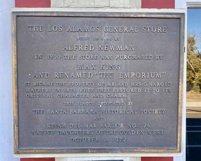 The Los Alamos General Store Marker image. Click for full size.
