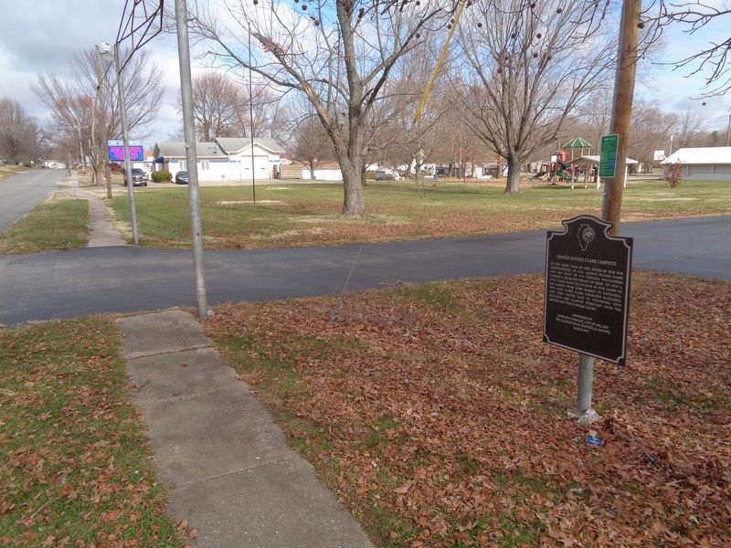 George Rogers Clark Campsite Marker. Click for full size. George Rogers Clark Campsite Marker image. Click for full size.