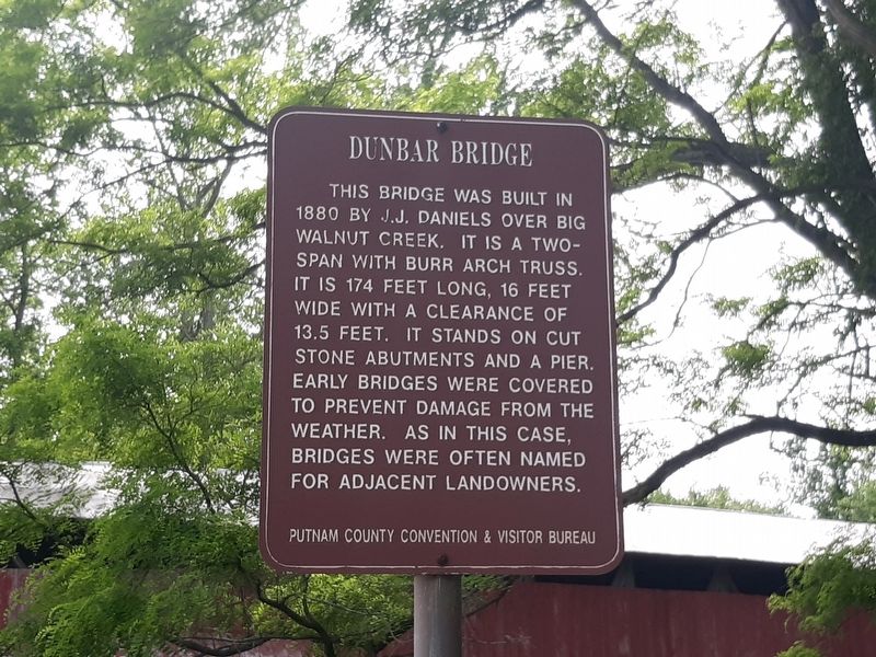 Dunbar Bridge Marker image. Click for full size.