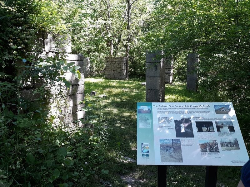 The Pedens Marker. Click for full size. The Pedens Marker image. Click for full size.