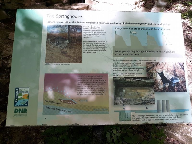 The Springhouse Marker image. Click for full size.