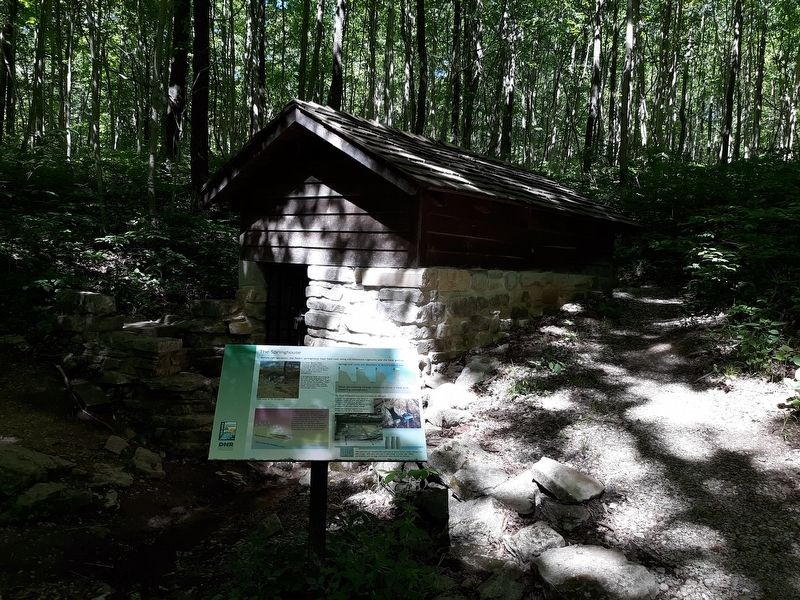 The Springhouse Marker image. Click for full size.