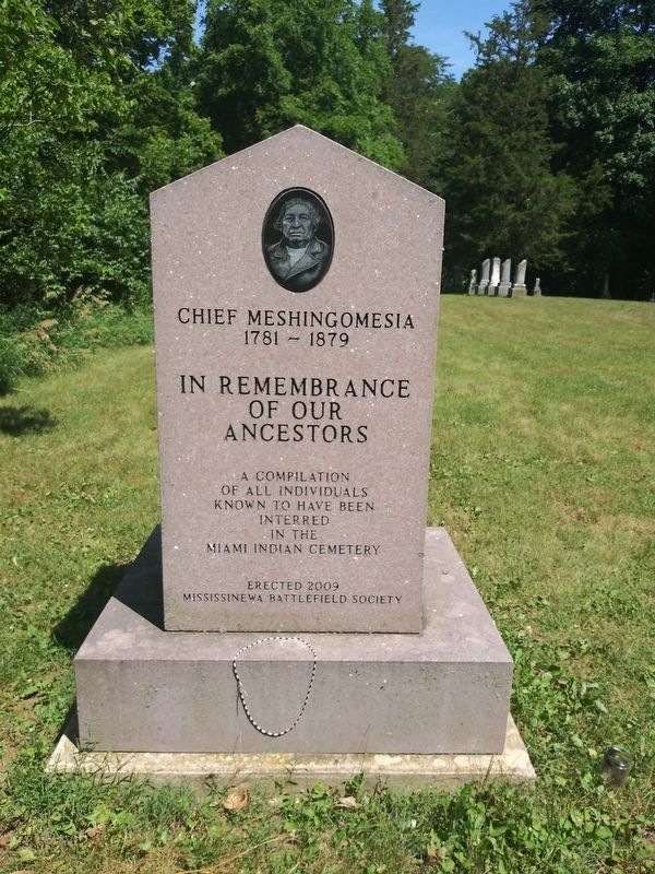 Chief Meshingomesia Marker image. Click for full size.