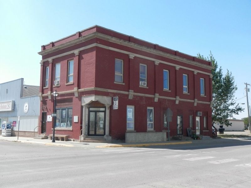 First State Bank of Chester and Marker image. Click for full size.
