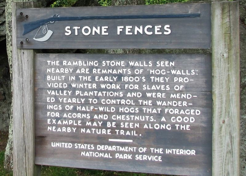 Stone Fences Marker. Click for full size. Stone Fences Marker image. Click for full size.