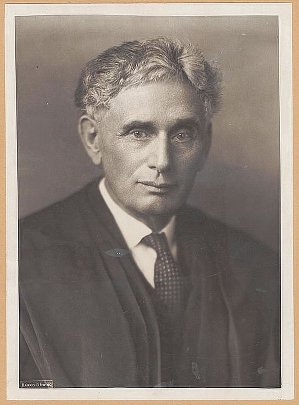 Louis D. Brandeis (1856-1941) image. Click for full size.