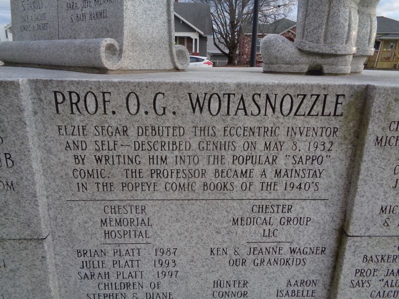 Prof. O.G. Wotasnozzle Marker. Click for full size. Prof. O.G. Wotasnozzle Marker image. Click for full size.