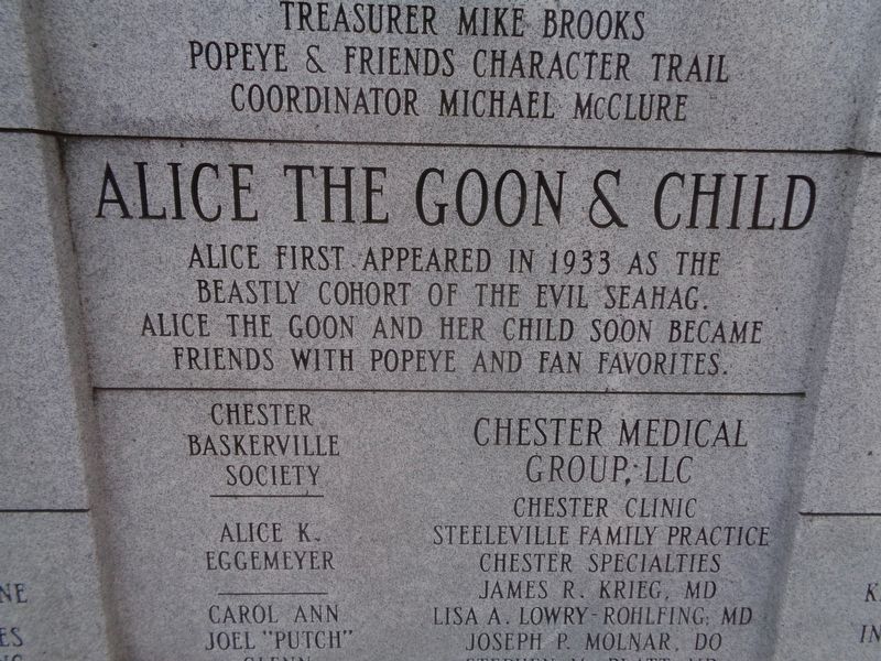 Alice the Goon & Child Marker image. Click for full size.