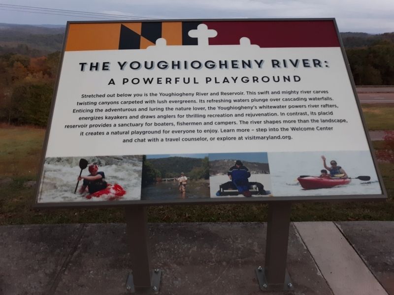 The Youghiogheny River Marker image. Click for full size.