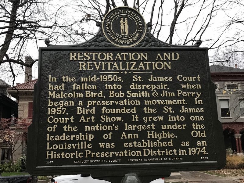 Restoration and Revitalization Marker. Click for full size. Restoration and Revitalization Marker image. Click for full size.