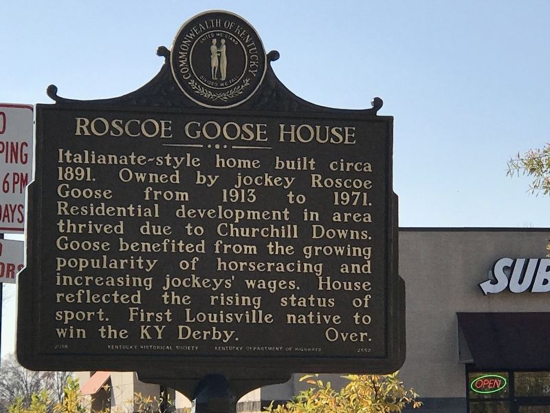 Roscoe Goose House Marker image. Click for full size.