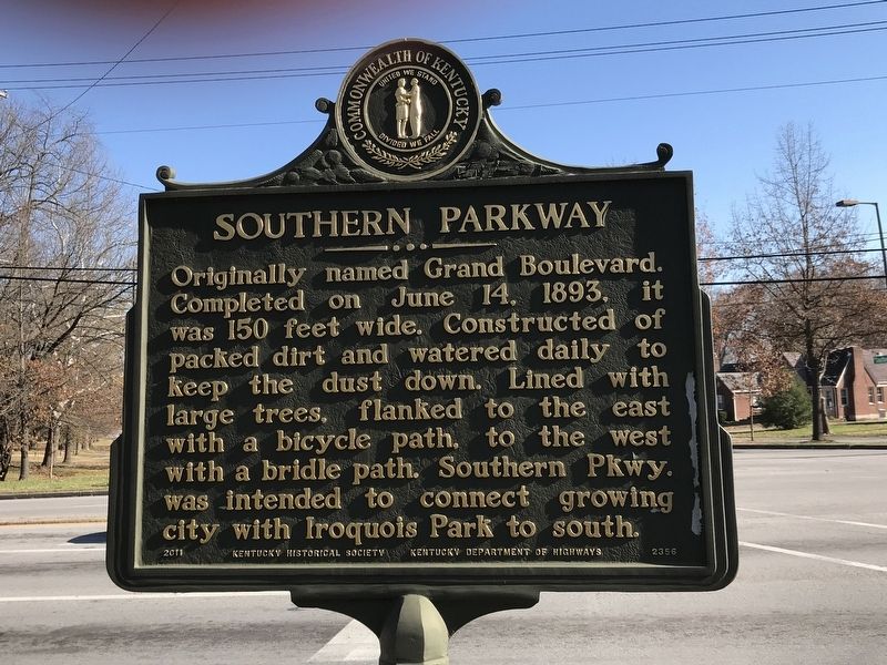 Southern Parkway Marker image. Click for full size.