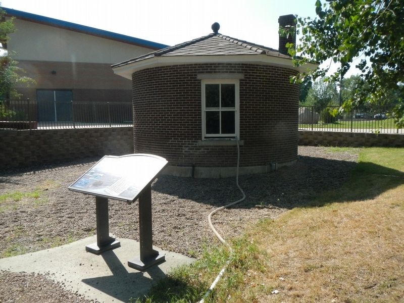 The Water Pump House and Priming the Pump Marker. Click for full size. The Water Pump House and Priming the Pump Marker image. Click for full size.