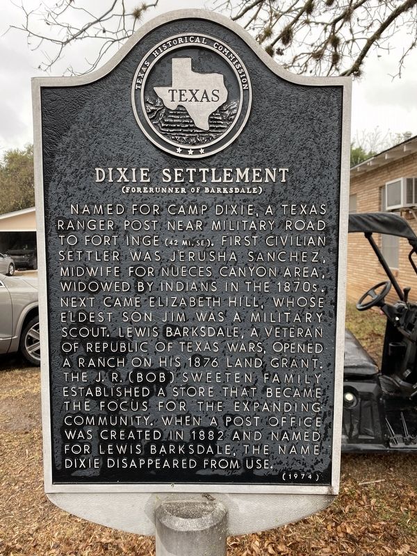 Dixie Settlement Marker image. Click for full size.