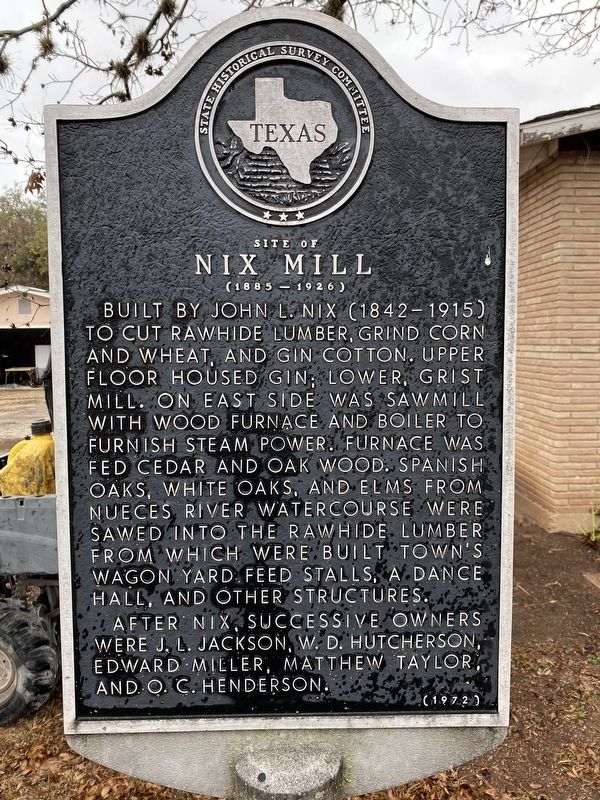 Site of Nix Mill Marker. Click for full size. Site of Nix Mill Marker image. Click for full size.