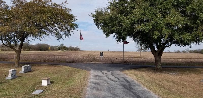 The Prairie Hill Cemetery Marker along north fence.. Click for full size. The Prairie Hill Cemetery Marker along north fence. image. Click for full size.