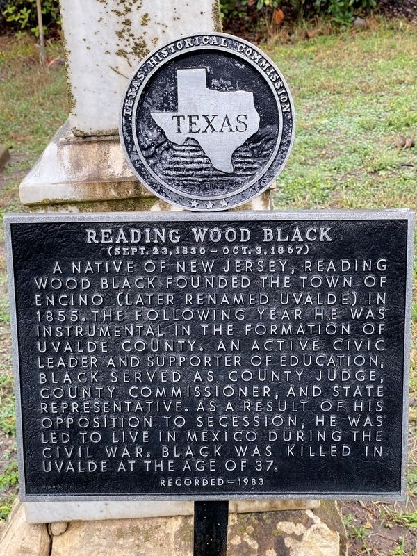 Reading Wood Black Marker image. Click for full size.