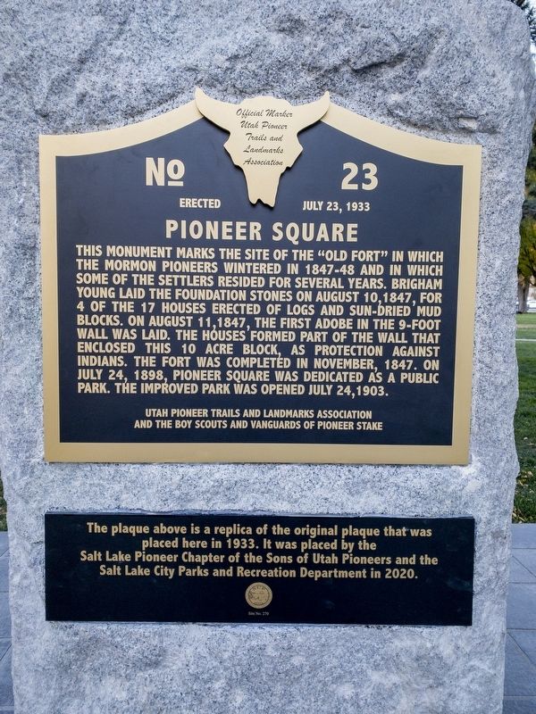 Pioneer Square Marker image. Click for full size.