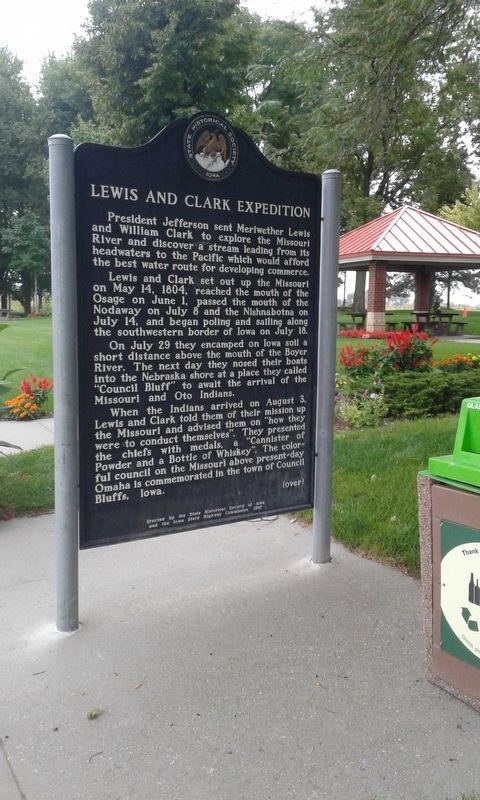 Lewis And Clark Expedition Marker image. Click for full size.