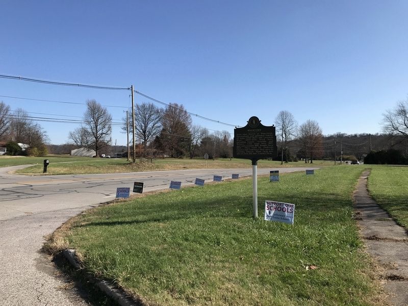 Wisertown / St. Andrew's Church Road Marker image. Click for full size.