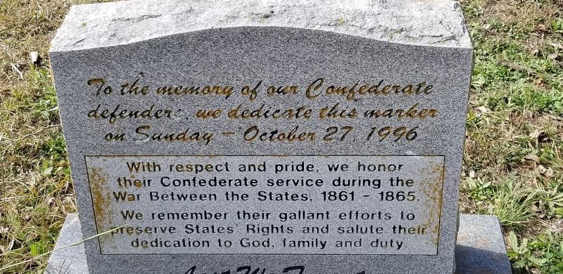 Mt. Calm Confederate Memorial. Click for full size. Mt. Calm Confederate Memorial image. Click for full size.