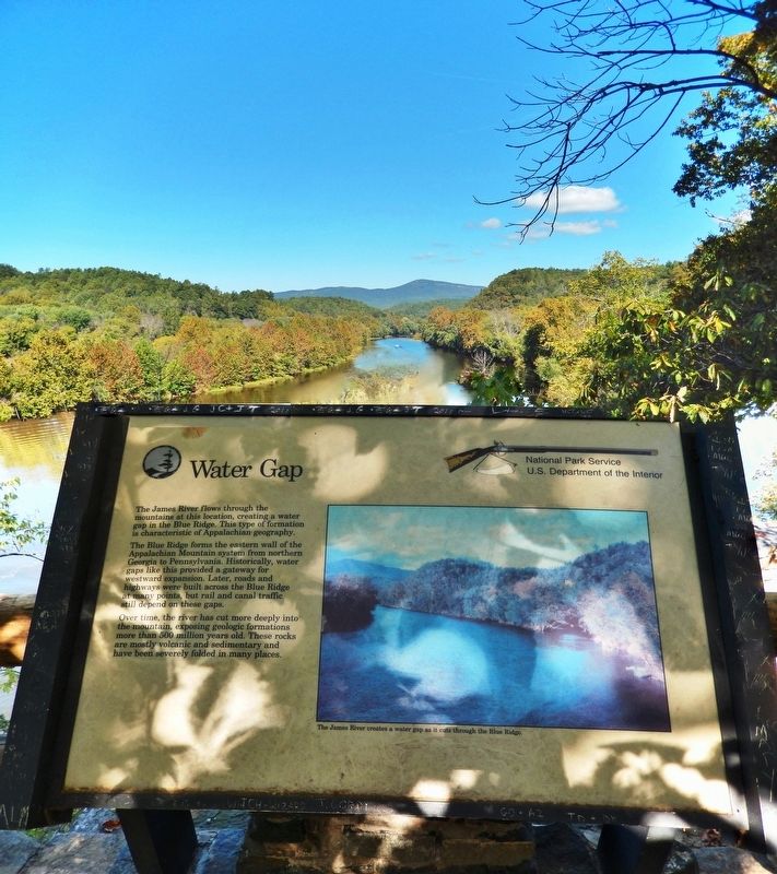 Water Gap Marker. Click for full size. Water Gap Marker image. Click for full size.