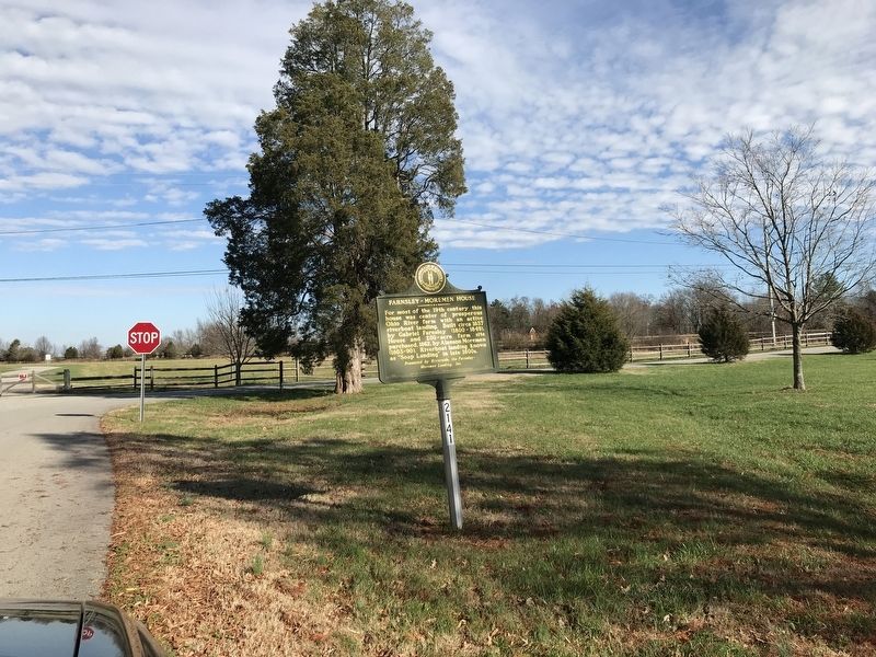 Farnsley-Moremen House Marker. Click for full size. Farnsley-Moremen House Marker image. Click for full size.
