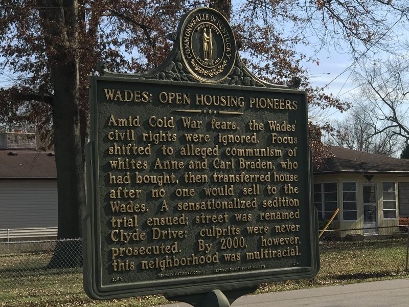 Wades: Open Housing Pioneers Marker image. Click for full size.