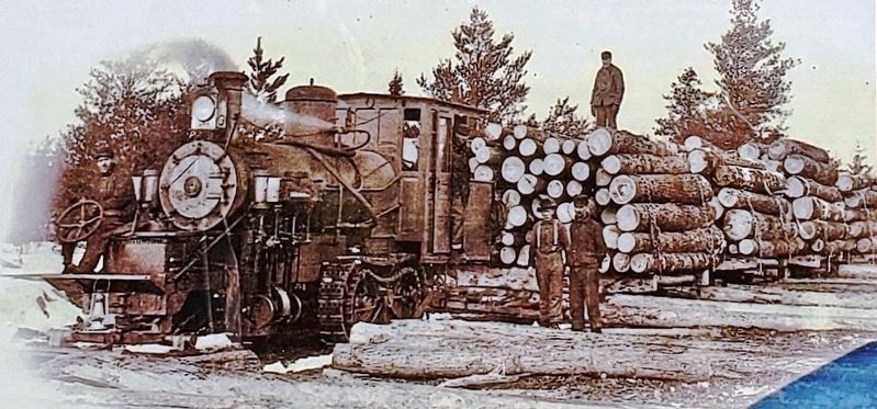Marker detail: Steam Log Hauler. Click for full size. Marker detail: Steam Log Hauler image. Click for full size.