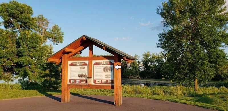 National Lumbering Hall of Fame Interpretive Kiosk image. Click for full size.