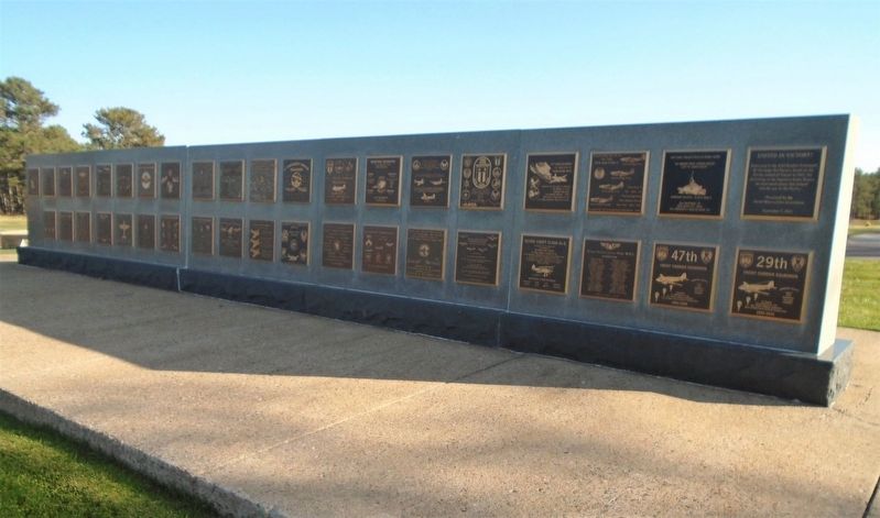 Fighting Scouts of the 8th Air Force Marker on Memorial Wall image. Click for full size.