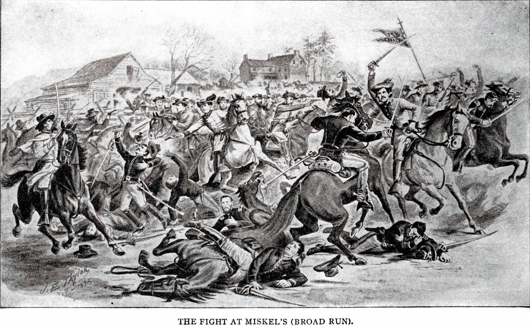 The Fight at Miskel's (Broad Run) image. Click for full size.