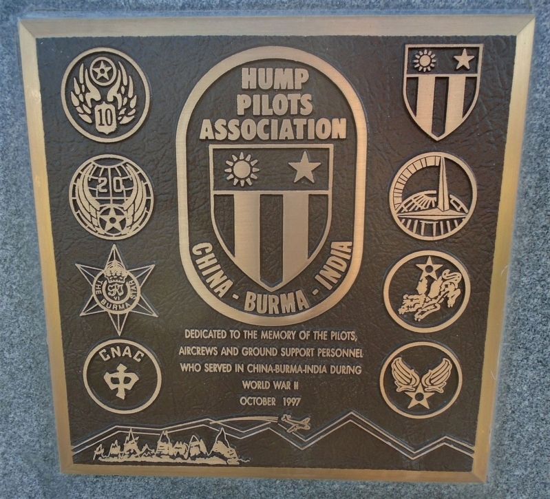 China-Burma-India WWII Air Campaign Marker image. Click for full size.