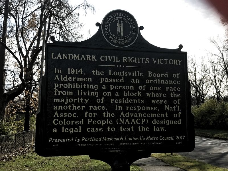 Landmark Civil Rights Victory Marker (Side A) image. Click for full size.