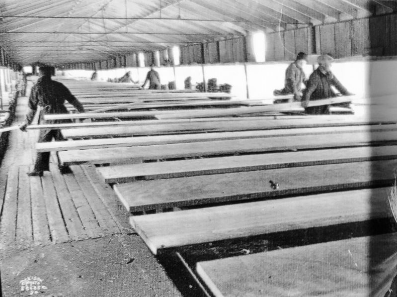 Marker detail: Milling Lumber image. Click for full size.