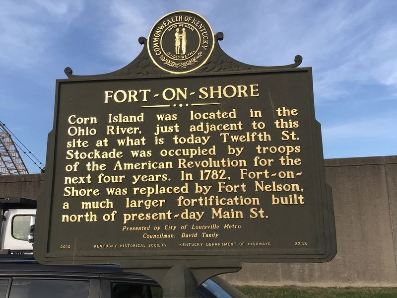 Fort-on-Shore Marker (Side B). Click for full size. Fort-on-Shore Marker (Side B) image. Click for full size.
