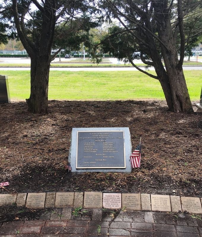 Oceana High School Veterans Memorial image. Click for full size.