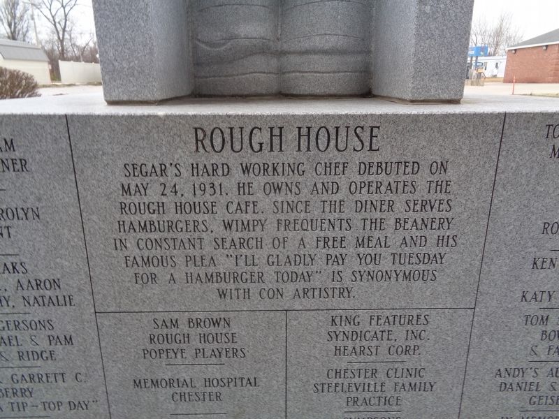 Rough House Marker. Click for full size. Rough House Marker image. Click for full size.