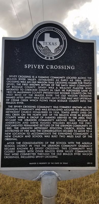 Spivey Crossing Marker image. Click for full size.