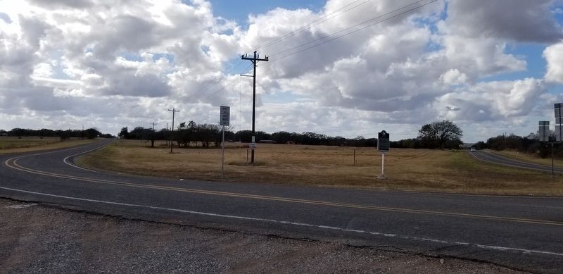 A view of both highways next to the Marker. image. Click for full size.