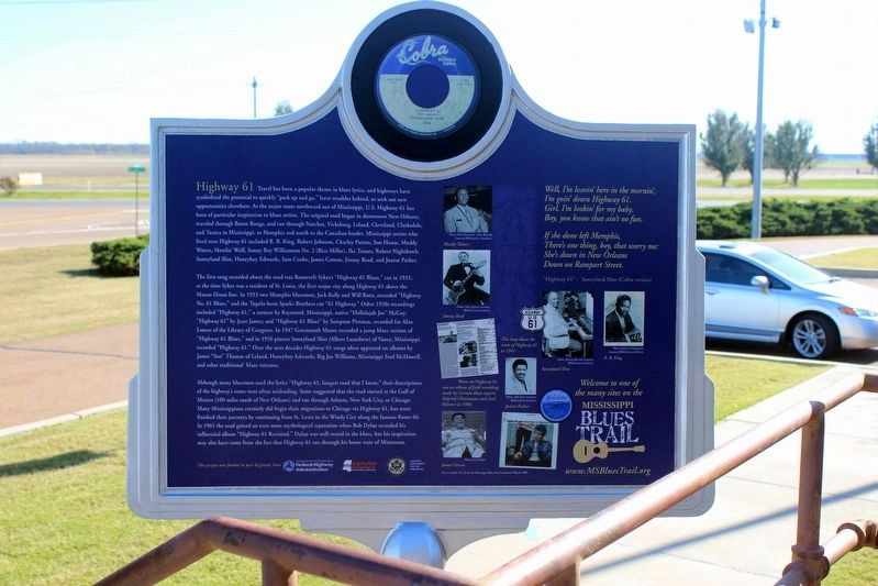 Highway 61 Blues Marker Side 2 image. Click for full size.