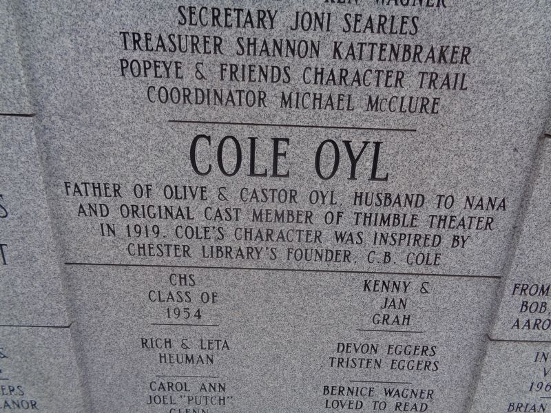 Cole Oyl Marker image. Click for full size.