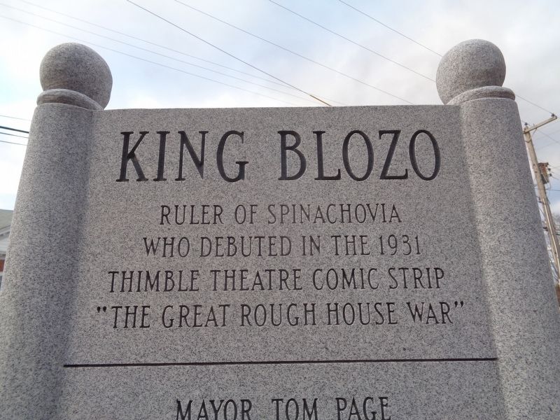 King Blozo Marker. Click for full size. King Blozo Marker image. Click for full size.