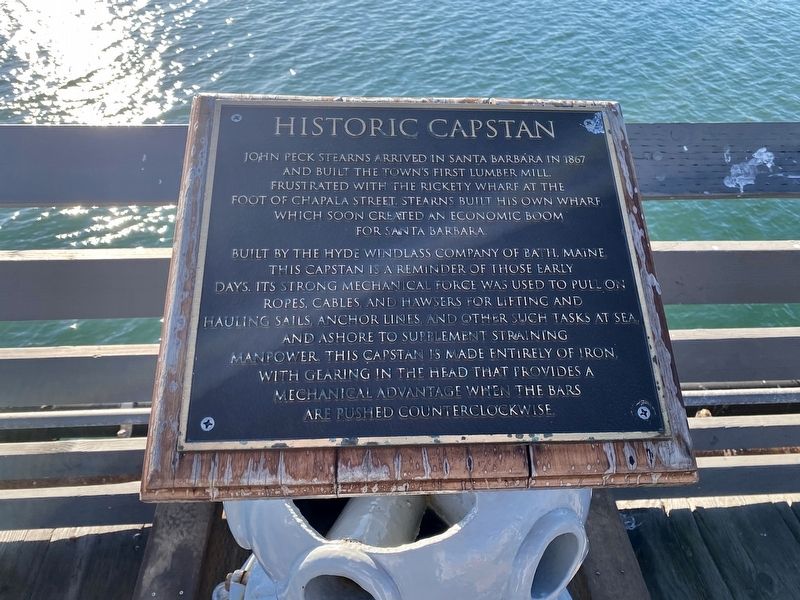 Historic Capstan Marker image. Click for full size.