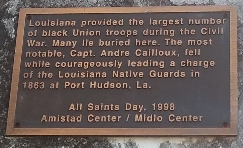 Capt. Andre Cailioux Marker. Click for full size. Capt. Andre Cailioux Marker image. Click for full size.