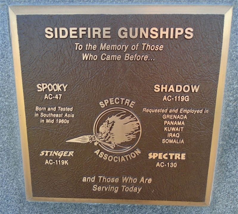 Sidefire Gunships Marker. Click for full size. Sidefire Gunships Marker image. Click for full size.