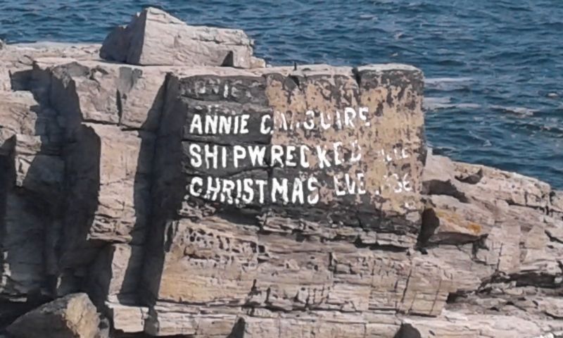 Annie C. McGuire Shipwreck Memorial. Click for full size. Annie C. McGuire Shipwreck Memorial image. Click for full size.