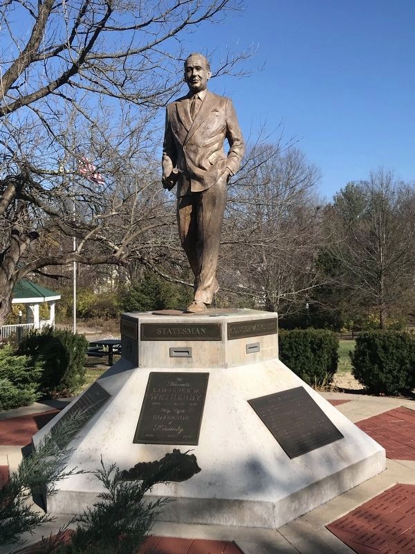 Gov. Lawrence Wetherby Statue image. Click for full size.