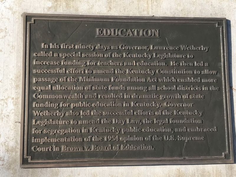 Marker Detail: Education image. Click for full size.